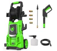 Electric Pressure Washer, SWIPESMITH 3800 Max PSI, 2.6 GPM Power Washer Machine with Hose Reel,4 Quick Connect Nozzles, Foam Cannon, for Cars, Patios, and Floor Cleaning
