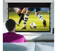 Electric Projector Screen, 92 Inch Automatic Retractable, 16:9 Hd Projection Screen With 4 Materials For True Color Restoration, Ideal For Home Theater,OpticalMetal