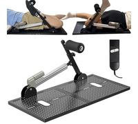 Electric Prone Knee Exerciser with Smart Remote Control for Knee Replacement Recovery Aids Kit Knee Therapy Exercise Strengthening Equipment-Black