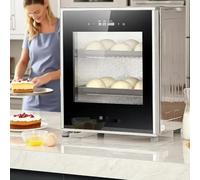 Electric Proofing Machine, 40L Fermentation Incubator (20-50°C, 60-90% RH), Compact Bread Proofer Box for Sourdough, Pizza, Handmade Soap
