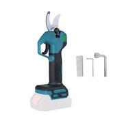 Electric Pruning Shear Brushless Pruning Shears 35mm Cutting Diameter SK5 Carbon Steel Forging Blade LCD Displays Battery Power Trimming Times Built in Safety Switch Replacement for Makita Interface