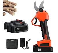 Electric Pruning Shears, 30mm Cutting Diameter, Rechargeable Lithium Battery, Ideal for Orchard and Garden Use, 2-Pack