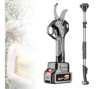 Electric Pruning Shears, 980W Brushless Motor, Telescopic Pole 210cm for Trimming Branches and Bushes, Professional Garden Tool