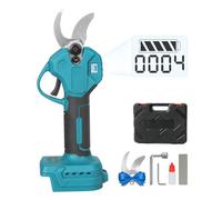 Electric Pruning Shears Compatible with Makita 18 V, 300W Brushless Motor Secateurs 30 mm Cutting Diameter, Battery Scissors Garden Cordless Pruner for Pruning Shrubs Fruit Trees (Blue for MK)