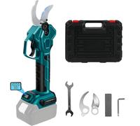 Electric Pruning Shears Cordless for Makita 18V, Electric Secateurs Max Opening 65mm, 4 Gears Cordless Pruning Shears, LCD Display Battery Secateurs, Electric Scissors for Pruning Trees, Shrubs