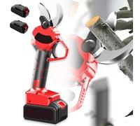 Electric Pruning Shears Cordless Power Pruner 500W for Gardening with 2 Rechargeable Batteries & Replacement Blades Set, Ideal for Tree Pruning