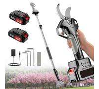 Electric Pruning Shears, Cordless Rechargeable Branch Pruners with 6.9ft Pole, Battery Powered for Effortless Gardening and Tree Trimming, Lightweight and Easy to Use