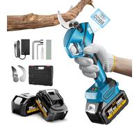 Electric Pruning Shears, Cordless Secateurs with 1000W Brushless Motor & 2X 4.0Ah Batteries, Professional Electric Scissors with Max 35mm Cutting Diameter, Garden Pruners for Pruning Trees and Shrubs