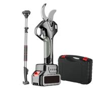Electric Pruning Shears, Cordless Tree Branch Cutter with Extension Pole, Battery and Charger Included, Perfect for Gardening and Fruit Trees