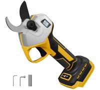 Electric Pruning Shears for Dewalt 20V Battery, 32mm Brushless Cordless Power Pruner, LCD Display & SK5 Blade, Tree Pruner for Gardening (Battery Not Included)