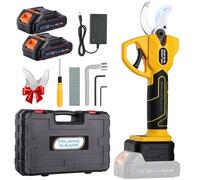 Electric Pruning Shears: Portable Handheld Battery Secateurs & Scissors with 2 x 2.0Ah Battery - Professional Cordless Pruners Cutting Diameter 10-30mm - Brushless for Tree Branch Trimming