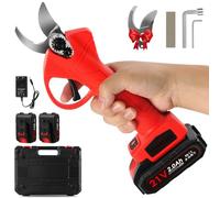 Electric Pruning Shears Professional Cordless Electric Pruning Battery Powered, Tree Branch Pruner with 2 PCS Rechargeable 2 Ah Lithium Battery - 30mm (1.2inch) Cutting Diameter
