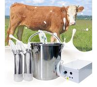 Electric Pulsating Vacuum Cow Milking Machine(3L/5L/10L)