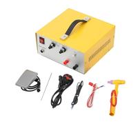 Electric Pulse Spot Welder, Jewelry Welding Machine, Adjustable 0.5-1.5mm Range, Foot Pedal Control, for Gold Silver Platinum Palladium Steel, DIY Permanent Jewelry Welder Kit