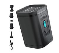 Electric Pump for Inflatables - Mini Floating Inflator, USB Air Blower | High Efficiency Electric Pump with Multiple Nozzles, Rechargeable Air Supply Unit, Tool
