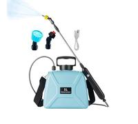 Electric Pump Sprayer, 5L Lawn Sprayer, Battery Powered Garden Sprayers, 3 Mist Nozzles Watering Tool, Telescopic Wand Sprayers
