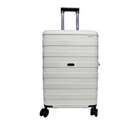 Electric pumps 3-Piece Expandable Luggage Set with Spinner Wheels - TSA Lock, Durable PP Suitcases for Family Travel, White Carry On Essential,Suitcases
