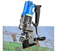 Electric Punching Machine, Hand-Held Metal Hole Digger, 1300W Hydraulic Punching Machine, Punching Machine, Metal Drilling Machine, Fast Punching Machine, Precise Positioning, Anglesteel