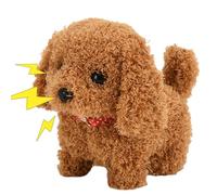 Electric Puppy Toy - Smart Self Moving Rolling Ball Toy With Simulated Tail | Tail Wagging Sensory Dog With Head Nodding | Electronic Stuffed Animals Dog | For Boys And Girls Aged 1-6 Years Old,