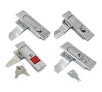 Electric Push Button Lock MS509 - Keyless Door Drawer & Cabinet Lock Secure Cinet Box Lock MS603 1pc (Red Button) - Enhance Home & Office Security!