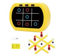 Electric Puzzle Game - Electric Interactive Strategic 5-in-1 - Connected Travel Games & Learning Toys - for Indoor Outdoor Travel Party Picnic Meeting Christmas Birthday