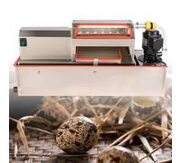 Electric Quail Egg Peeler, Automatic Sheller Machine, 35 Kg/H Efficient Processing, Water Circulation System, Stainless Steel, for Household and Commercial Use