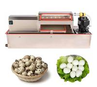 Electric Quail Egg Peeler Machine, Stainless Steel Sheller for Commercial Use, Water Cycle Gentle Peeling, Output Capacity 70kg/h, Efficient Egg Processing