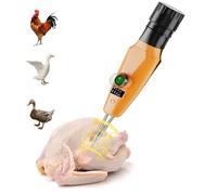 Electric Quick Chicken Plucker, Automatic Chicken Epilator Machine with Battery Indicator Light, Portable Rechargeable Poultry Feather Removal Machine for Duck Goose Bird Turkey