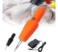 Electric Quick Chicken Plucker,Electric Poultry Feather Plucker, Handheld Chicken Plucker Machine, Rechargeable Small Chicken Plucker Machine Portable Automatic Poultry Plucking Tool ,Orange wired