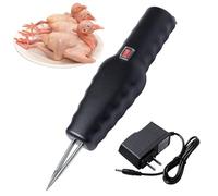 Electric Quick Chicken Plucker, Electric Poultry Feather Plucker, Handheld Chicken Plucker, Rechargeable/ Plug in Portable Feather Plucking Machine for Chicken black Plug in