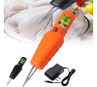 Electric Quick Chicken Plucker, Handheld Chicken Plucker, Electric Poultry Feather Plucker, Portable Automatic Poultry Hair Plucking Tool for Chicken Duck Goose Bird Turkey (Orange Charge)