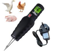 Electric Quick Chicken Plucker, Handheld Chicken Plucker Machine, Electric Poultry Feather Plucker, Automatic Rechargeable Poultry Short Hair Plucking Tool (Black, Charging type)