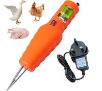Electric Quick Chicken Plucker, Handheld Chicken Plucker Machine, Electric Poultry Feather Plucker, Automatic Rechargeable Poultry Short Hair Plucking Tool (Orange, Charging type)