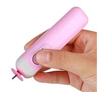 Electric Quilling Pen, Quilling Paper Electric Curling Crafts Electric Quilling Slotted Tool Automated Paper Volume Quilling Rolling Pen for Quilling Paper Strips(Pink)