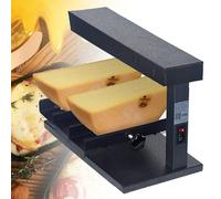 Electric Raclette Cheese Melter Machine, 650W Adjustable Angle & Height for Nacho Cheese Wheel, Commercial Cheese Melting Device for Parties and Events