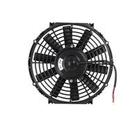 Electric Radiator Fan Universal Fan Car Installation Modification 2400rpm 290mm Cooling Radiator For 10inch 80W 12v/24v(24v Straight)