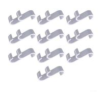 Electric radiator hooks for towel racks to hang and dry towels and clothes efficiently in home environments, made from sturdy plastic construction (white)