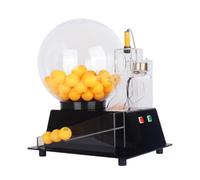 Electric Raffle Ball Machine Automatic Number Selector with 60 Numbered Balls for Events, Parties, Supermarkets, and Shopping Malls