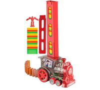 Electric Railway - Train Builder for Kids Play Set | Light Sound Motion Track Kit with Auto Engine & Stacking Blocks for Kids Learning Activity Room Classroom Home Play Gift Toy Set