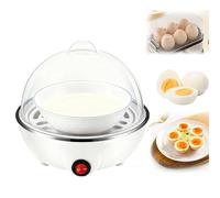 Electric Rapid Egg Cooker for Soft, Medium, Hard-Boiled Eggs with Auto Shut-Off, 7 Egg Capacity, Easy to Use