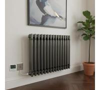 Electric Raw Metal Traditional Radiator 3 Column 600mm H x 800mm W