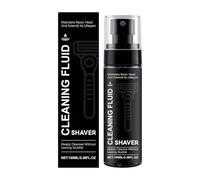 Electric Razor Cleaner, Stain Remover Solution, 100ml, Beard Trimmer Cleaner, Razor Lubrication Spray, Rust Protection Oil, for Wash, Rinse, Daily Care