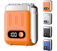 Electric Razor for Men,2025 Upgraded Men's Portable Mini Rotary Electric Shaver,IPX7 Waterproof, Wet & Dry Head Shaver,Shavers Cordless Rechargeable, for Home or Travel