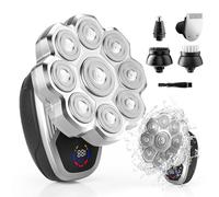 Electric Razor for Men,Head Shavers for Bald Men,5-in-1 Electric Razors with Wet & Dry Bald Head Shaver,9D Floating Head Shaver Comes with Magnetic Detachable Blades