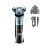 Electric Razor for Men, IPX6 3D Floating Rotary Blades Shaving Machine Rechargeable Professional Electric Shaver for Men
