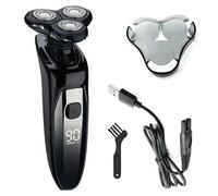 Electric Razor for Men, LCD Display Waterproof Electric Shaver for Men Wet Dry Beard Electric Razor Facial Shaving Machine Rechargeable