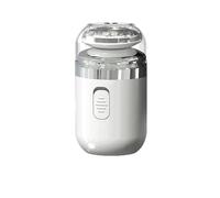 Electric Razor for Men, Nose Trimmer Men, 2-in-1 Mini Capsule Shaver with Nose Hair Trimmer, Portable Waterproof Electric Shaver, Multifunctional Shaving Kit for Home and Travel (White)