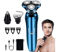 Electric Razor for Men Shavers for Men Electric Shavers for Men Face Man Electric Shavers Dry Wet Waterproof Rotary Shaver Cordless USB Rechargeable Gift for Husband Dad Shaving Machine 30.15