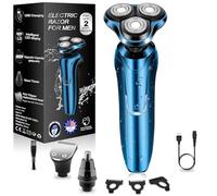 Electric Razor for Men Shavers for Men Electric Shavers for Men Face Man Electric Shavers Dry Wet Waterproof Rotary Shaver Cordless USB Rechargeable Gift for Husband Dad Shaving Machine 30.15