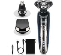 Electric Razor for Mens Shaver, 3 in 1 Mens Nose Hair Trimmer Wet/Dry Use